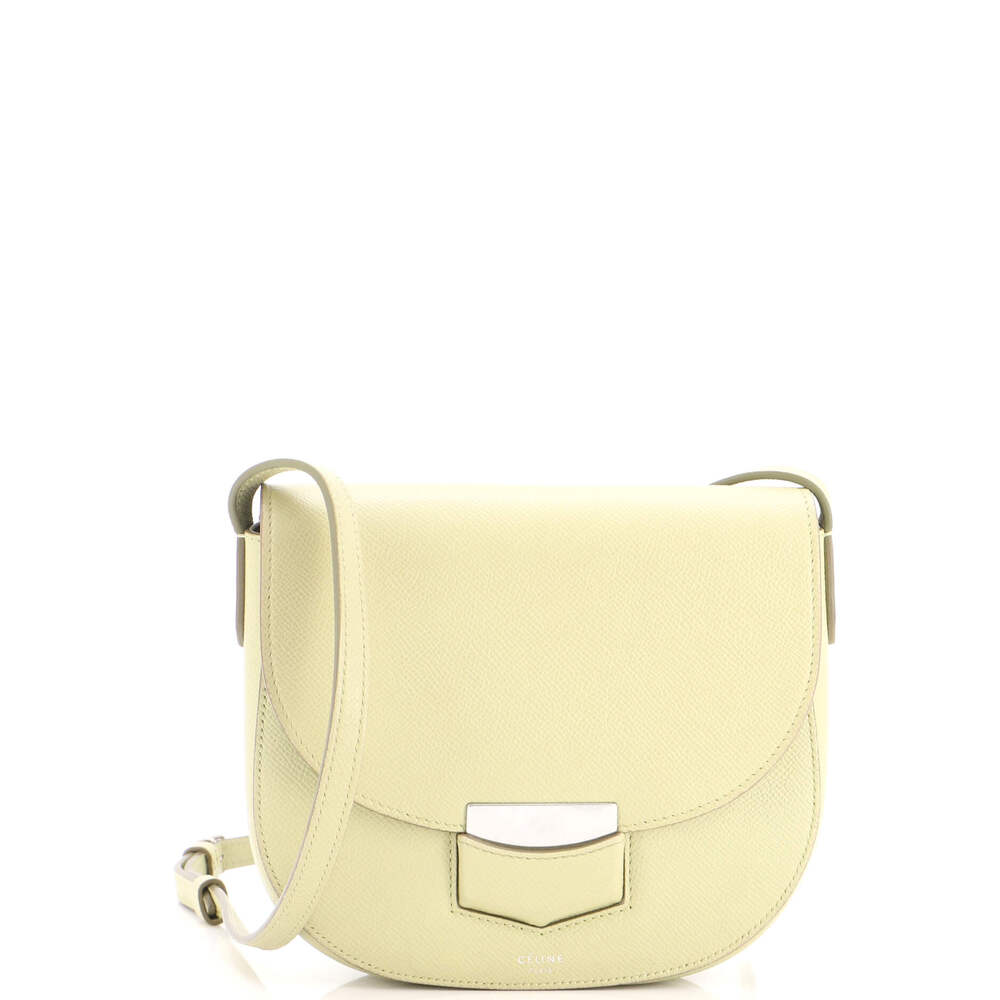 Celine Trotteur Crossbody Bag Grainy #313076C93B